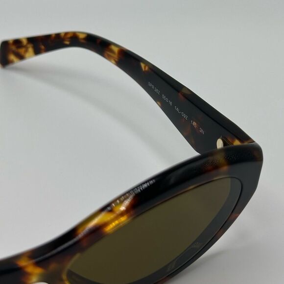 PRADA Sunglasses PR26ZS 14L09Z Honey Tortoise Dark Brown Women NEW - Picture 8 of 13